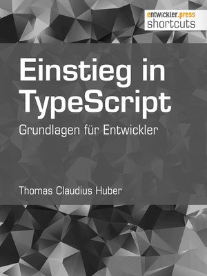 cover image of Einstieg in TypeScript